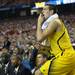 Michigan freshman Mitch McGary watches from the bench during the second half of the national championship game at the Georgia Dome in Atlanta on Monday, April 8, 2013. Melanie Maxwell I AnnArbor.com